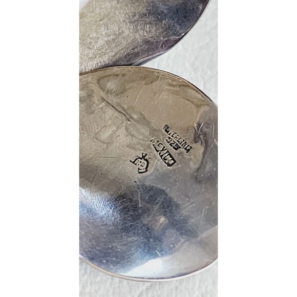 Vintage Sterling 925 Hinged Bypass Clamper Cuff Dotted Bracelet Mexico 36.35g - Picture 4 of 11